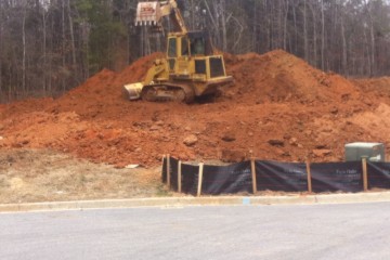 Grading lots in Auburn, Al