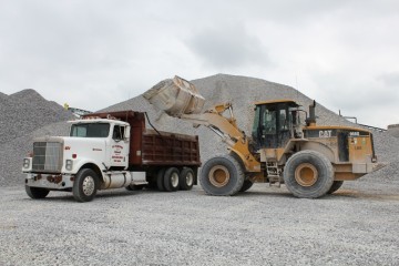 Gravel Delivery at Lay Lake, Alabama