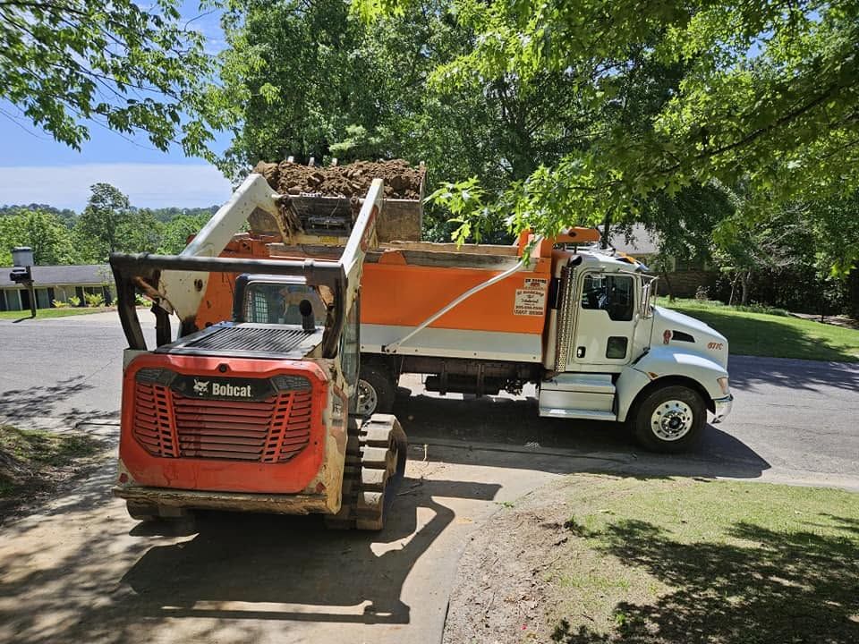 Hauling fill dirt from Cahaba Heights